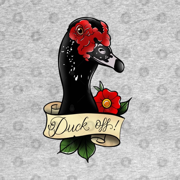 Duck off! by Jurassic Ink